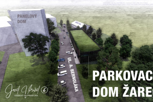 Parkovací dom na sídlisku Žarec